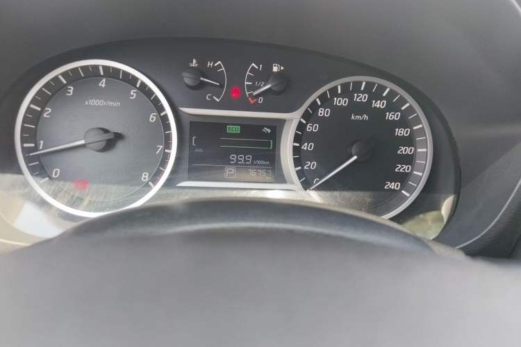 Used Nissan Lannia 2019 1.6L CVT Smart Connect Smart Cool Version China V Standard Odometer Close Up