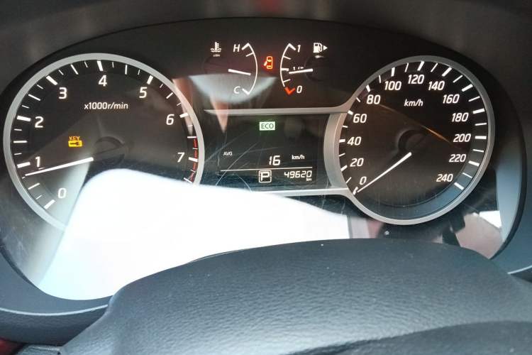 Used Nissan Lannia 2019 1.6L CVT Smart Connect Smart Cool Version China V Standard Odometer Close Up