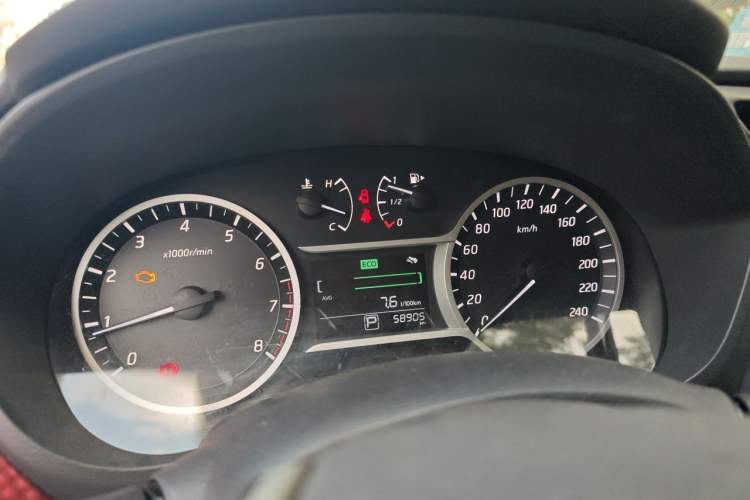 Used Nissan Lannia 2019 1.6L CVT Smart Connect Smart Cool Version China VI Standard Instrument Cluster