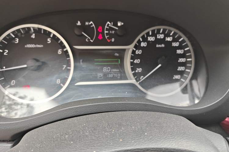 Used Nissan Lannia 2019 1.6L CVT Cool Edition China V Standard Odometer Close Up