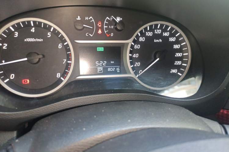 Used Nissan Lannia 2019 1.6L CVT Smart Connect Smart Cool Version China V Standard Odometer Close Up