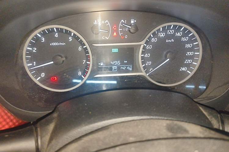Used Nissan Lannia 2019 1.6L CVT Smart Connect Smart Cool Version China VI Standard Odometer Close Up