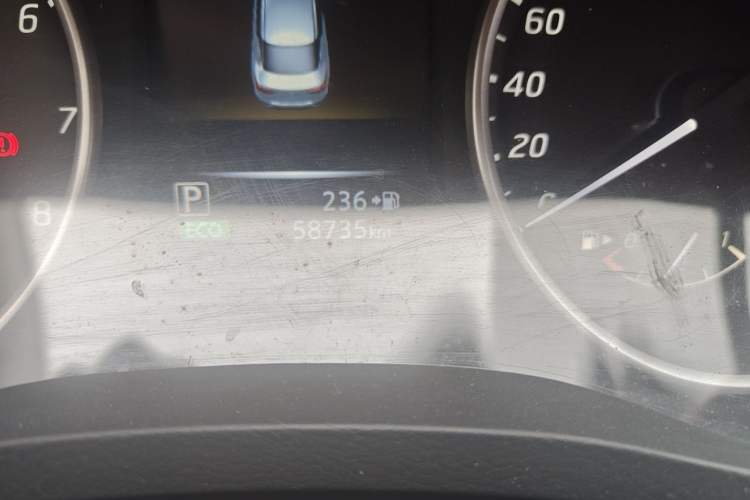 Used Nissan Lannia 2020 1.6L CVT Smart Connect Smart Cool Edition Odometer Close Up