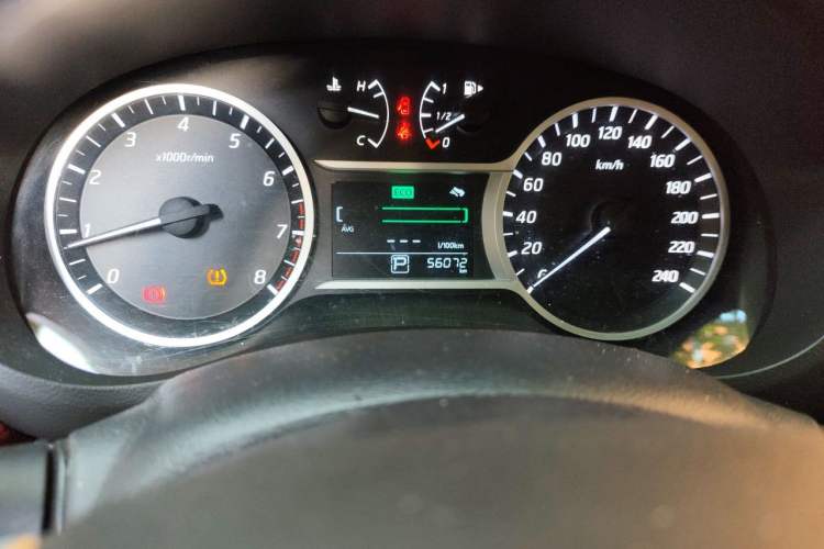 Used Nissan Lannia 2020 1.6L CVT Cool Edition Odometer Close Up
