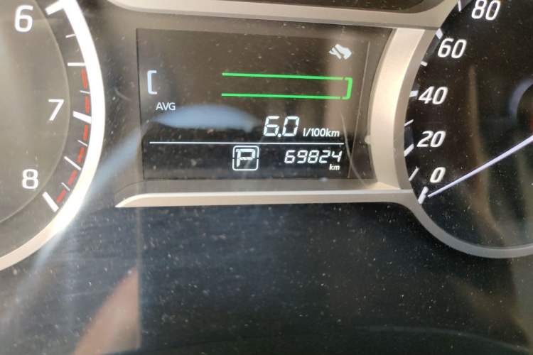 Used Nissan Lannia 2020 1.6L CVT Cool Edition Odometer Close Up