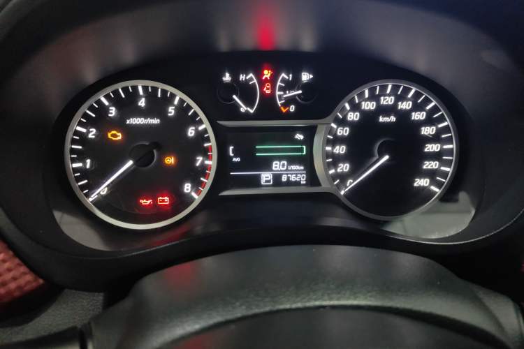 Used Nissan Lannia 2020 1.6L CVT Cool Edition Odometer Close Up