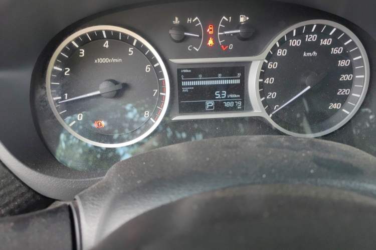 Used Nissan Lannia 2021 1.6L CVT Cool Edition Odometer Close Up