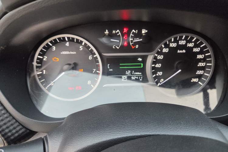 Used Nissan Lannia 2021 1.6L CVT Cool Edition Odometer Close Up