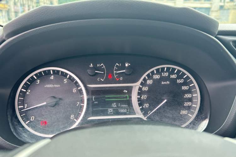 Used Nissan Lannia 2021 1.6L CVT Cool Edition Odometer Close Up