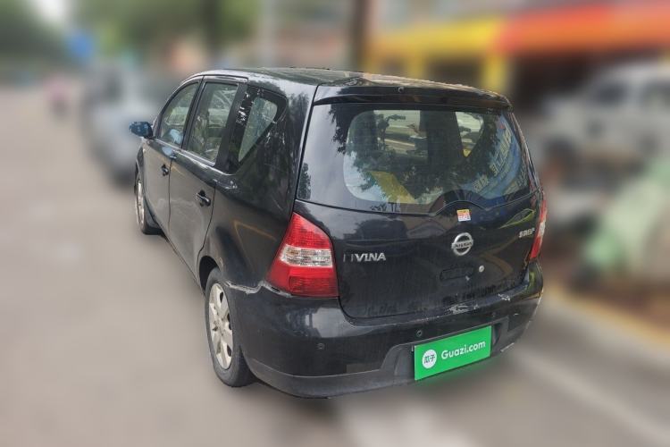 Used Nissan Livina 2007 1.6L Manual Supercharged Model Rear Left 45 Deg