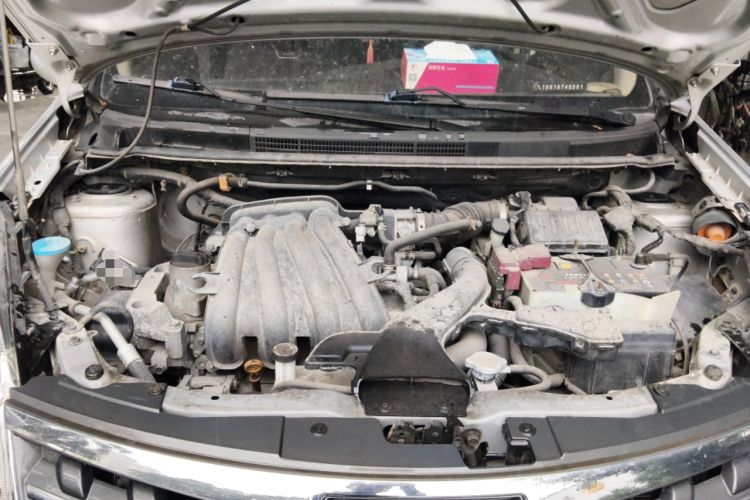 Used Nissan Livina 2008 Jingrui 1.6L Automatic Smart Edition Engine Bay