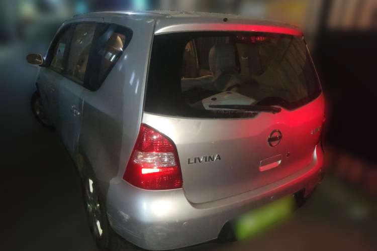 Used Nissan Livina 2008 1.6L Automatic XuanNeng Version Rear Left 45 Deg