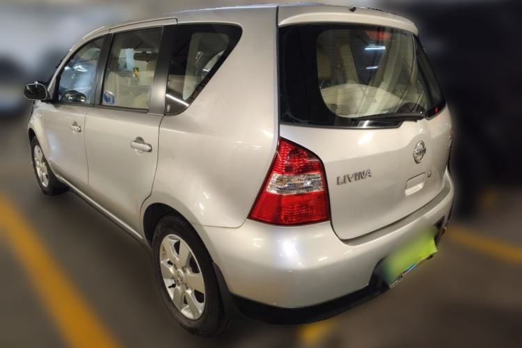 Used Nissan Livina 2008 1.6L Automatic XuanNeng Version Rear Left 45 Deg