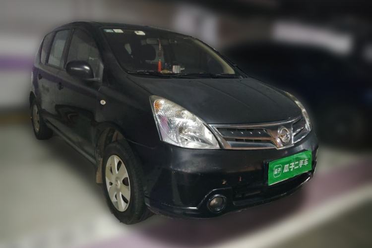 Used Nissan Livina 2010 Jingyue Edition 1.6L Manual All-Around Model Front Right 45 Deg