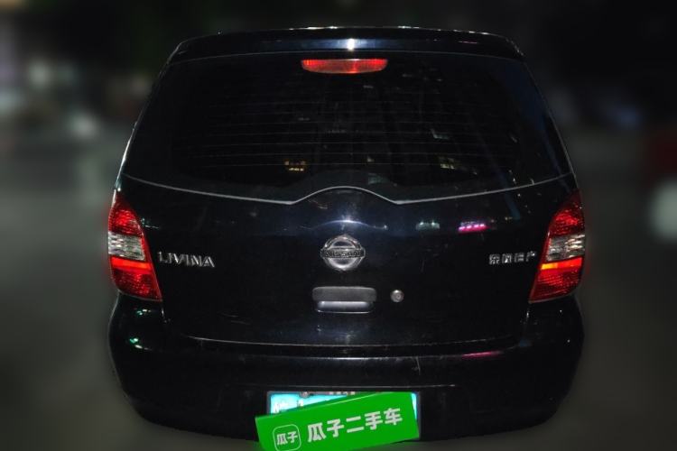 Used Nissan Livina 2010 Jingyue Edition 1.6L Manual All-Around Model Rear
