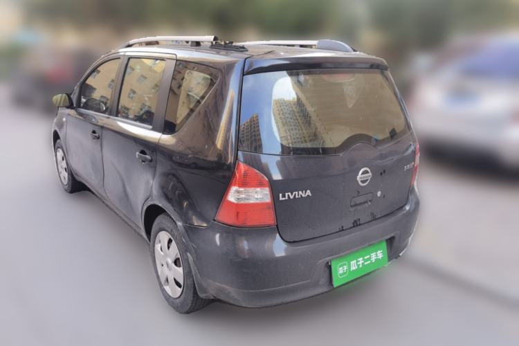 Used Nissan Livina 2010 Jingyue Edition 1.6L Automatic All-in-One Model Rear Left 45 Deg