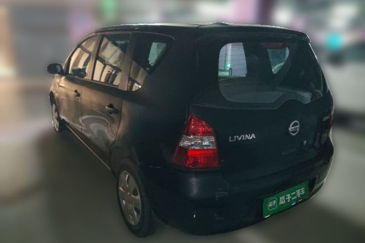 Used Nissan Livina 2010 Jingyue Edition 1.6L Manual All-Around Model Rear Left 45 Deg