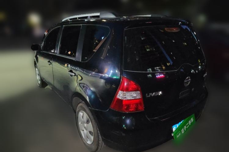 Used Nissan Livina 2010 Jingyue Edition 1.6L Manual All-Around Model Rear Left 45 Deg