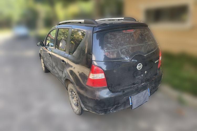 Used Nissan Livina 2010 Jingyue Edition 1.6L Manual All-Around Model Rear Left 45 Deg