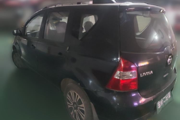 Used Nissan Livina 2010 Jingyue Edition 1.6L Manual All-Around Model Rear Left 45 Deg