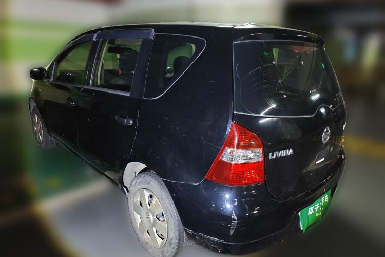 Used Nissan Livina 2010 Jingyue Edition 1.6L Manual All-Around Model Rear Left 45 Deg