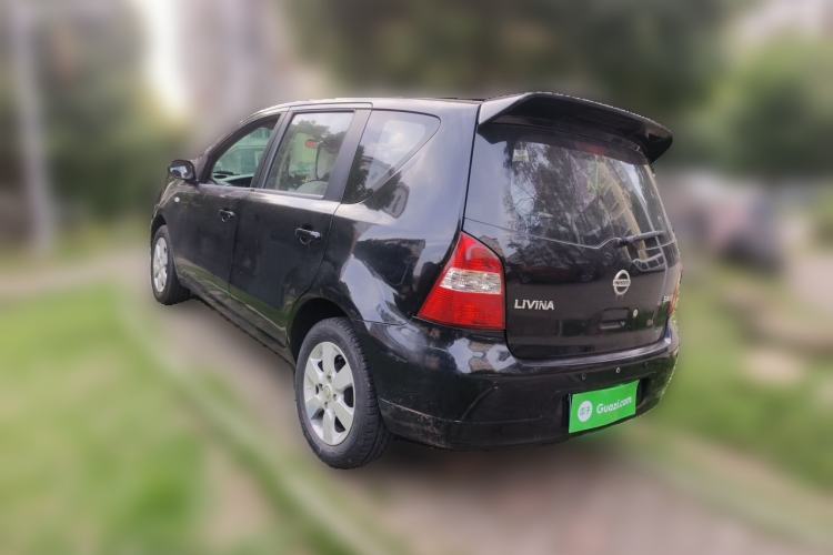 Used Nissan Livina 2010 JINRUI Edition 1.6L Automatic Standard Model Rear Left 45 Deg