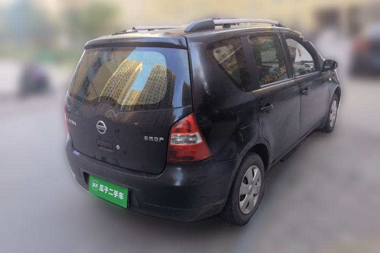 Used Nissan Livina 2010 Jingyue Edition 1.6L Automatic All-in-One Model Rear Right 45 Deg