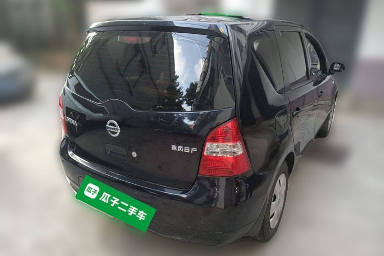 Used Nissan Livina 2010 Jingyue Edition 1.6L Manual All-Around Model Rear Right 45 Deg