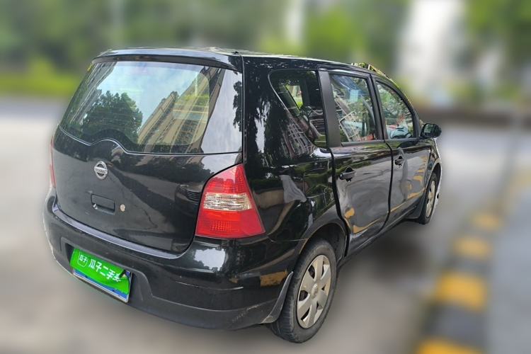 Used Nissan Livina 2010 Jingyue Edition 1.6L Manual All-Around Model Rear Right 45 Deg