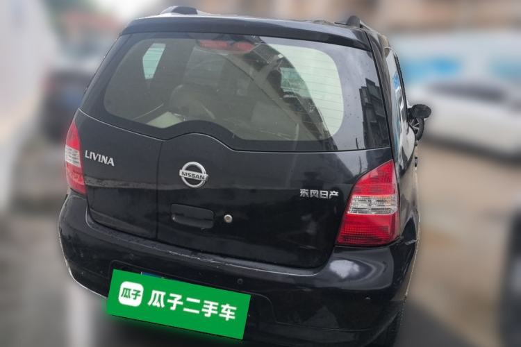 Used Nissan Livina 2010 JINRUI Edition 1.6L Automatic Standard Model Rear Right 45 Deg