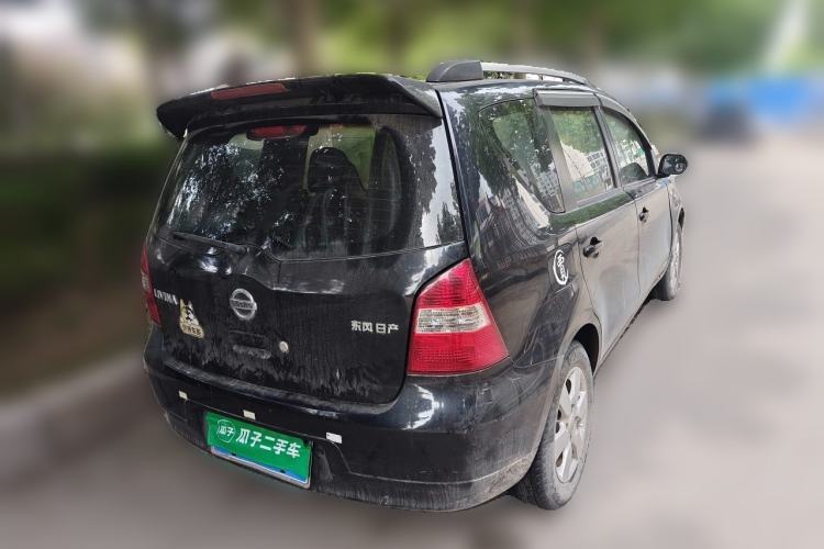 Used Nissan Livina 2010 Jingyue Edition 1.6L Manual Supercharged Model Rear Right 45 Deg