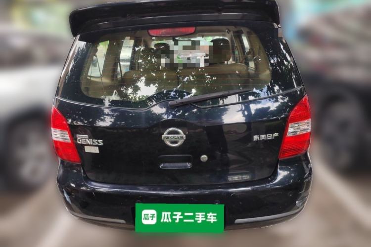 Used Nissan Livina 2010 Jingyi Edition 1.8L Manual Standard Model Rear