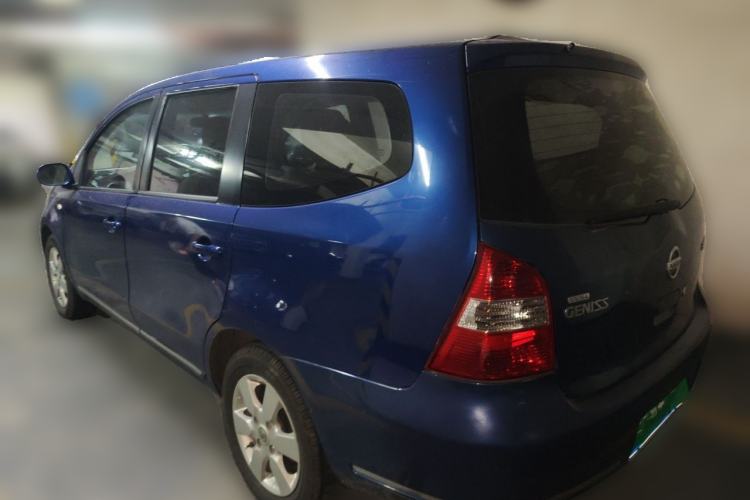 Used Nissan Livina 2010 Jingyi Edition 1.8L Automatic Standard Model Rear Left 45 Deg