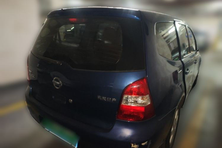 Used Nissan Livina 2010 Jingyi Edition 1.8L Automatic Standard Model Rear Right 45 Deg