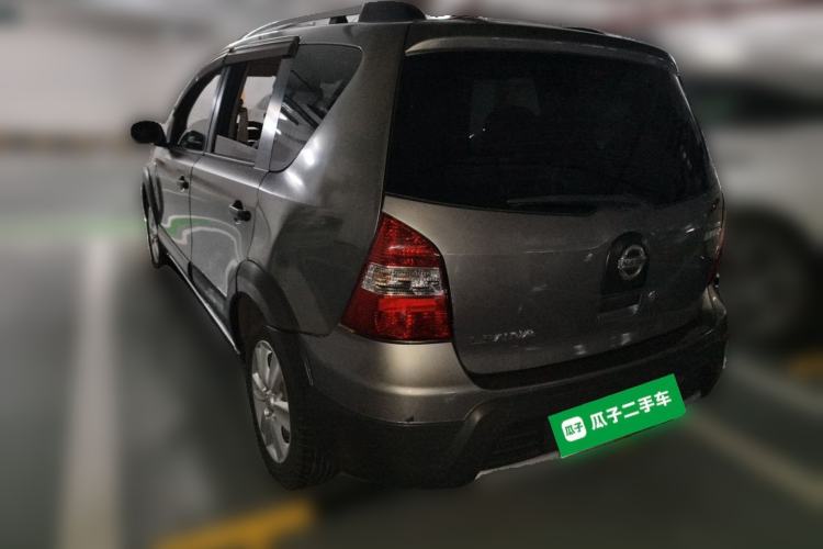 Used Nissan Livina 2010 Jingyue Edition 1.6L Automatic All-in-One Model Rear Left 45 Deg