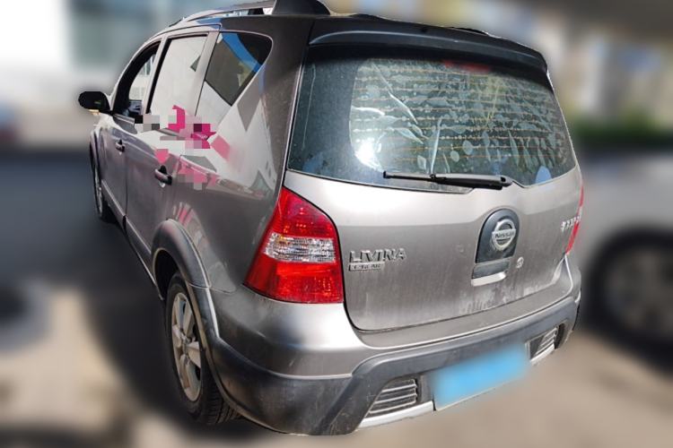 Used Nissan Livina 2010 JINRUI Edition 1.6L Automatic Standard Model Rear Left 45 Deg