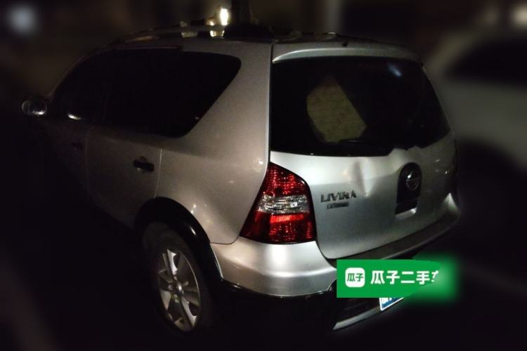 Used Nissan Livina 2010 Jingrui Edition 1.6L Automatic Smart High-End Model Rear Left 45 Deg