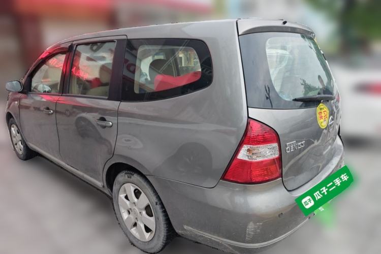 Used Nissan Livina 2010 Jingyi Edition 1.8L Automatic Standard Model Rear Left 45 Deg