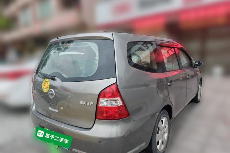 Used Nissan Livina 2010 Jingyi Edition 1.8L Automatic Standard Model Rear Right 45 Deg