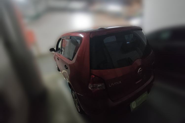 Used Nissan Livina 2010 Jingyue Edition 1.6L Manual All-Around Model Rear Left 45 Deg