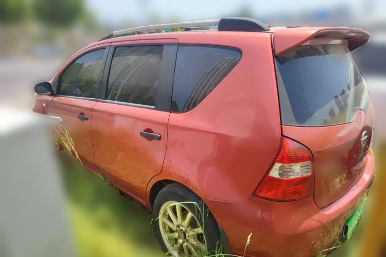 Used Nissan Livina 2010 Jingyue Edition 1.6L Manual All-Around Model Rear Left 45 Deg
