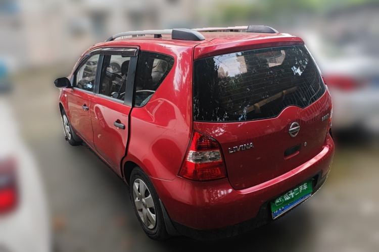 Used Nissan Livina 2010 Jingyue Edition 1.6L Manual All-Around Model Rear Left 45 Deg