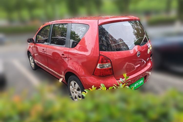 Used Nissan Livina 2010 Jingyue Edition 1.6L Automatic All-in-One Model Rear Left 45 Deg