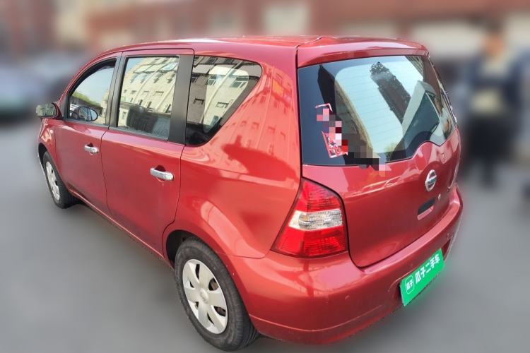 Used Nissan Livina 2010 Jingyue Edition 1.6L Manual All-Around Model Rear Left 45 Deg