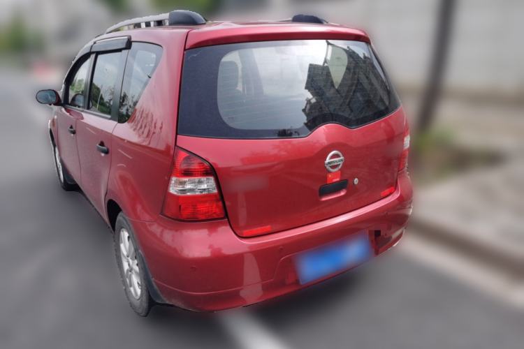 Used Nissan Livina 2010 Jingyue Edition 1.6L Manual All-Around Model Rear Left 45 Deg
