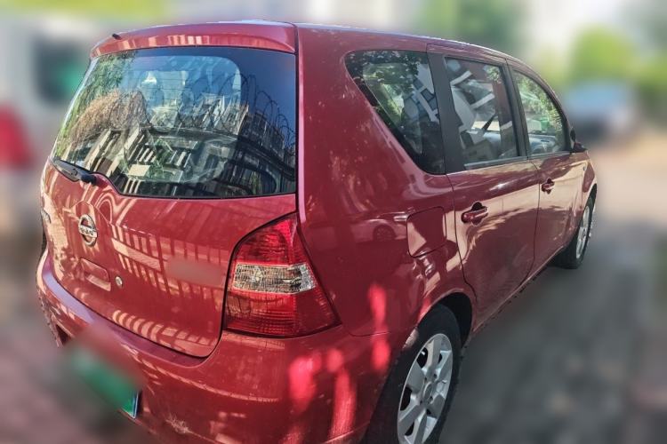 Used Nissan Livina 2010 Jingyue Edition 1.6L Manual Supercharged Model Rear Right 45 Deg