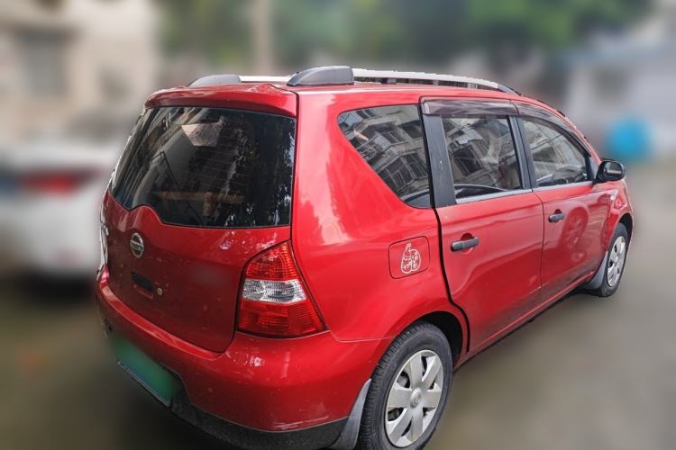 Used Nissan Livina 2010 Jingyue Edition 1.6L Manual All-Around Model Rear Right 45 Deg