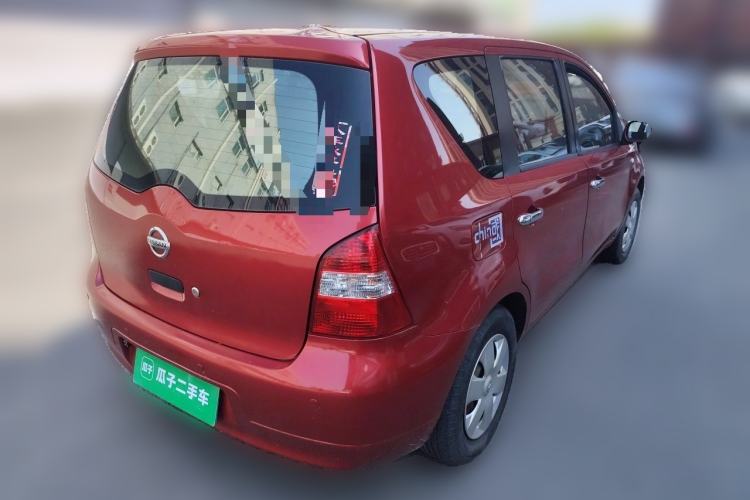 Used Nissan Livina 2010 Jingyue Edition 1.6L Manual All-Around Model Rear Right 45 Deg