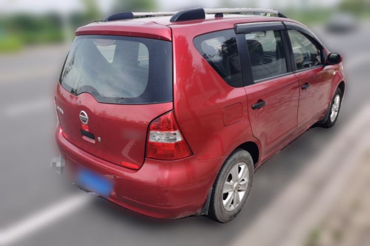 Used Nissan Livina 2010 Jingyue Edition 1.6L Manual All-Around Model Rear Right 45 Deg