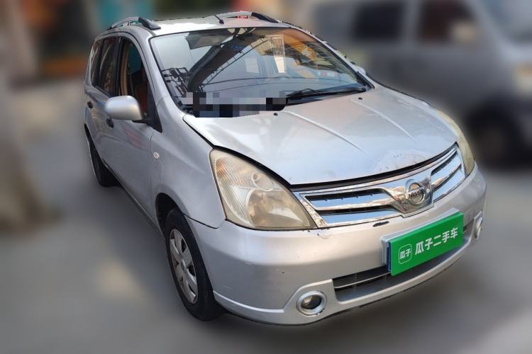 Used Nissan Livina 2010 Jingyue Edition 1.6L Automatic All-in-One Model Front Right 45 Deg